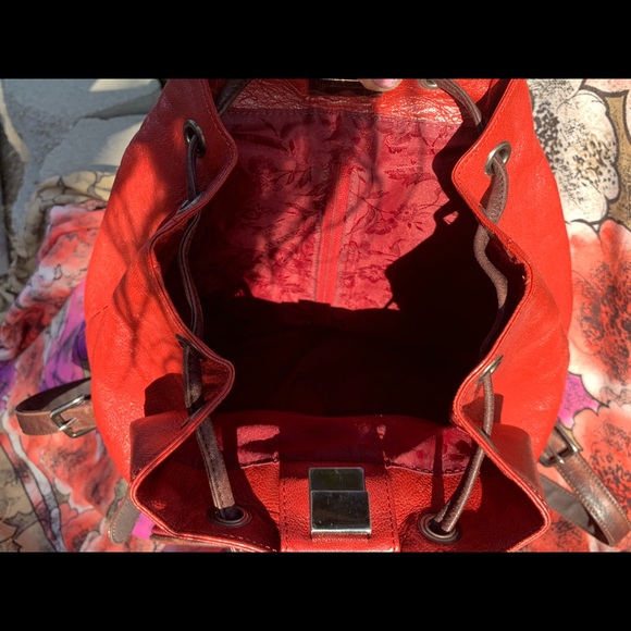 ✨🖤❤️🎒 Beautiful Brick Red Leather 🎒❤️🖤✨ - Picture 7 of 8